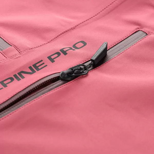  Ženska jakna ALPINE PRO GIBBA LJCY532 BURGUNDIJSKI 