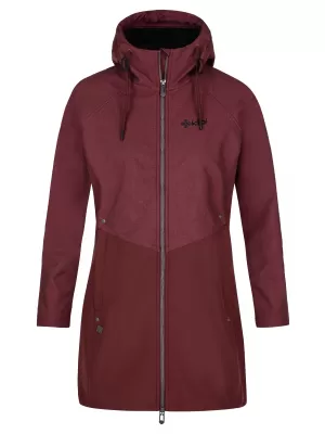 Ženski softshell kaput KILPI LASIKA-W SL0127KI TAMNOCRVENA