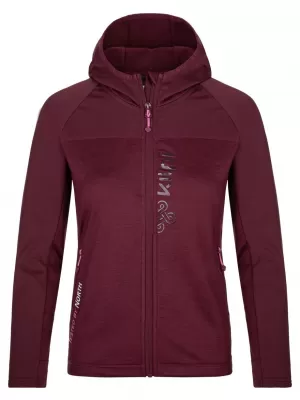 Ženski sweatshirt KILPI LAYANA-W SL0202KI TAMNOCRVENA