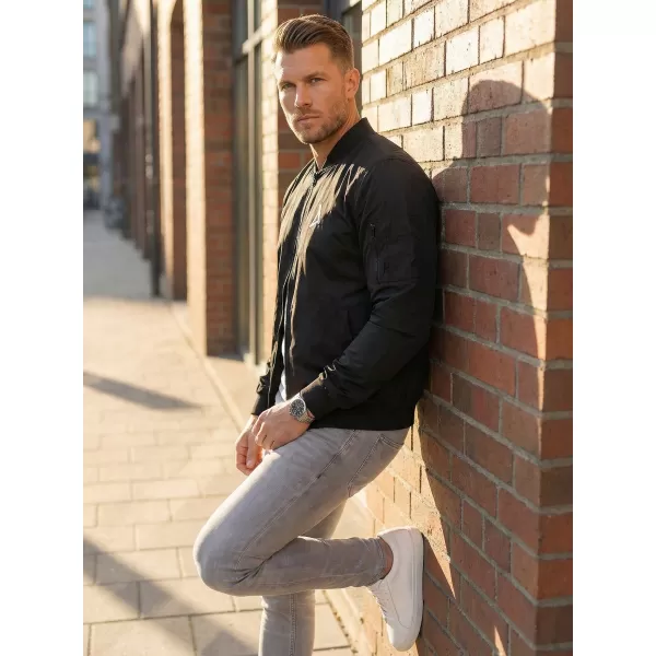  Muška bomber jakna ALTISPORT BYB/ALM002BY045 CRNO I BIJELO 