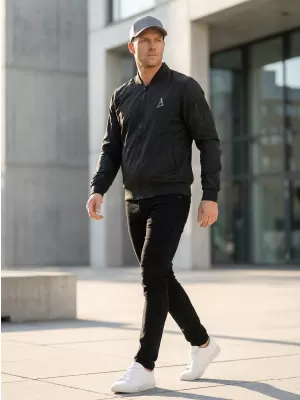 Muška bomber jakna ALTISPORT BYB/ALM002BY045 CRNO I SREBRNO
