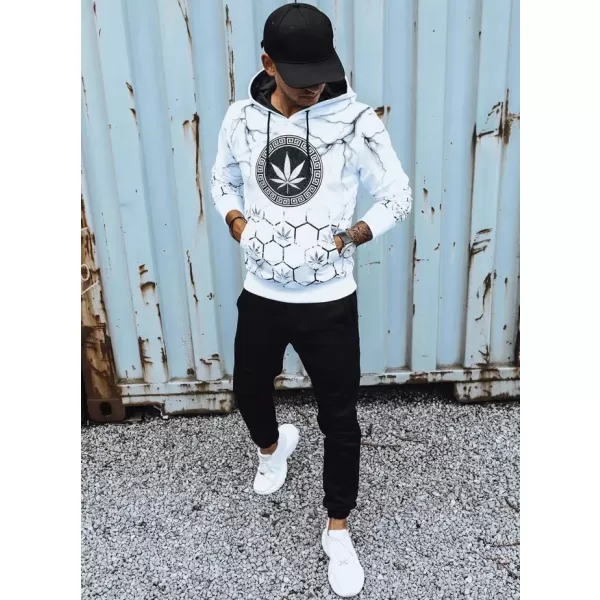  Muška dukserica DSTREET BX5321 BIJELA 