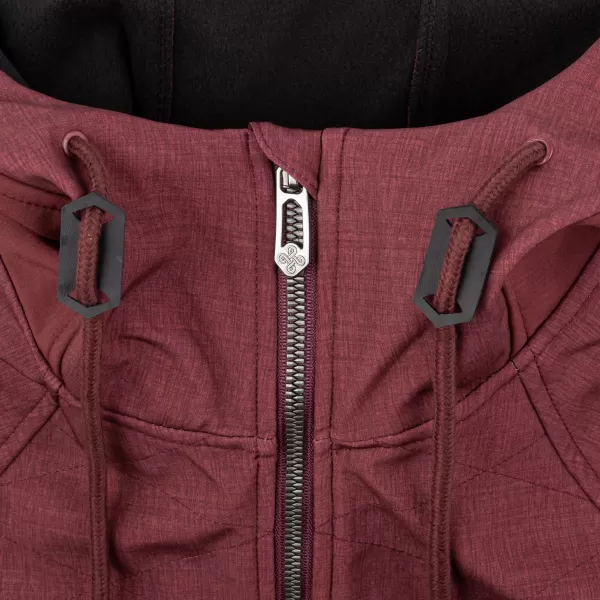  Ženski softshell kaput KILPI LASIKA-W SL0127KI TAMNOCRVENA 