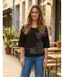 Ženski sweatshirt KIXMI ORCHID CRNO