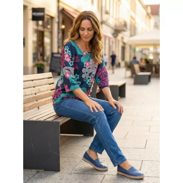 Ženski sweatshirt KIXMI ORCHID TAMNO PLAVA 
