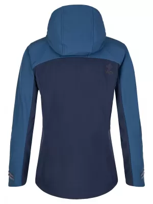 Ženska softshell jakna KILPI RAVIA-W SL0124KI TAMNOPLAVA