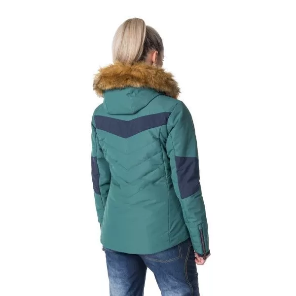  Ženska skijaška jakna KILPI ALISIA-W SL0111KI TAMNO ZELENA 