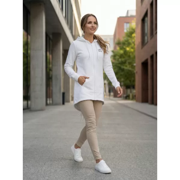  Ženska produžena majica ALTISPORT BYB/ALW056BY148 BIJELA 