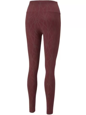Ženske tajice PUMA POWER DECO GLAM TIGHTS 671759-42 TAMNOCRVENA