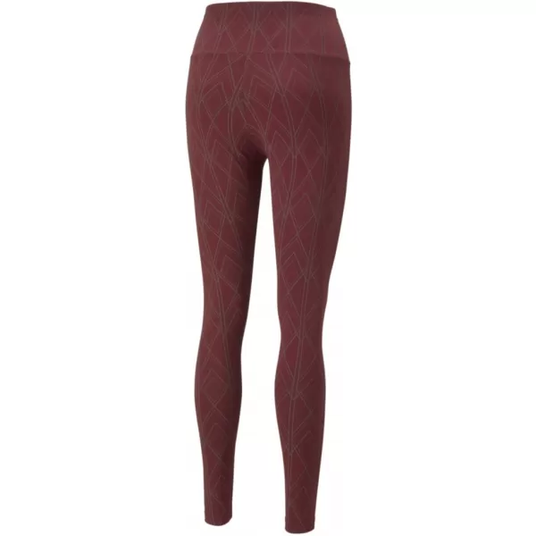  Ženske tajice PUMA POWER DECO GLAM TIGHTS 671759-42 TAMNOCRVENA 