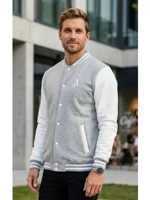 Muški sweatshirt ALTISPORT BYB/ALM002BB004 SVIJETLO SIVI ODSJAJI