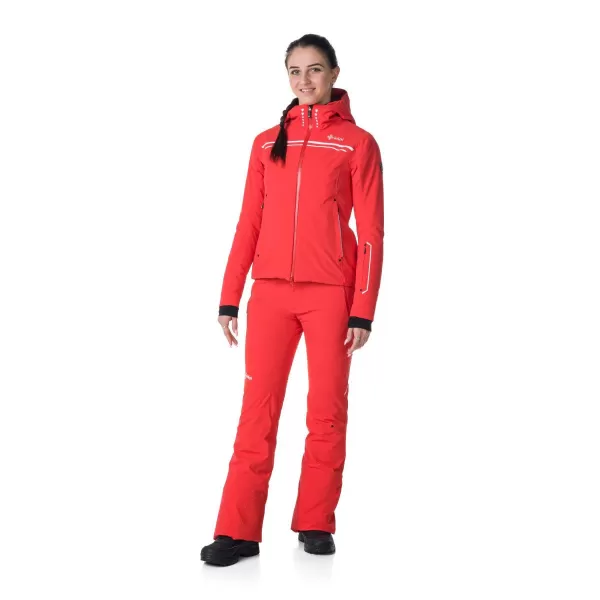  Ženska skijaška jakna KILPI CORTINI-W SL0105KI CRVENA 