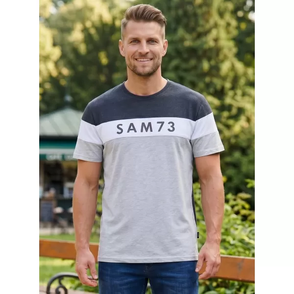  Muška majica kratkih rukava SAM 73 KAVIX MT 815 SVIJETLOSIVA 