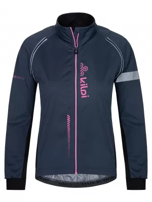 Ženska softshell jakna KILPI ZAIN-W SL0122KI TAMNOPLAVA