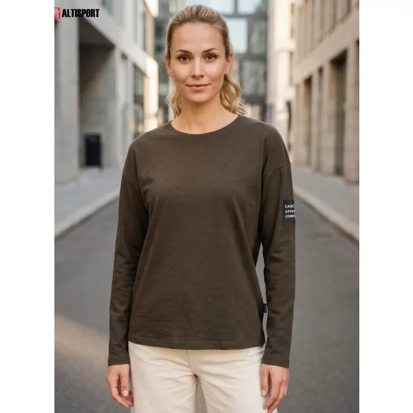  Ženska majica kratkih rukava SAM 73 ARIASA WT 872 KAKI 
