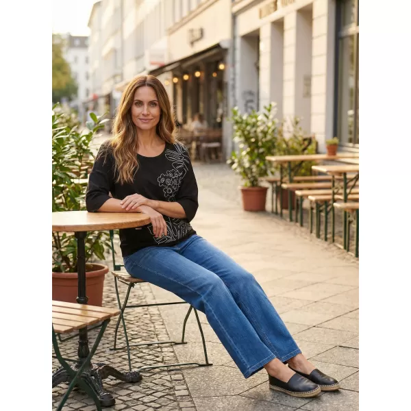  Ženski sweatshirt KIXMI ORCHID CRNO 