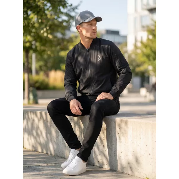  Muška bomber jakna ALTISPORT BYB/ALM002BY045 CRNO I SREBRNO 