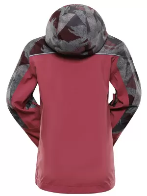 Jakna ALPINE PRO GIBBO KJCY250 BURGUNDIJSKI