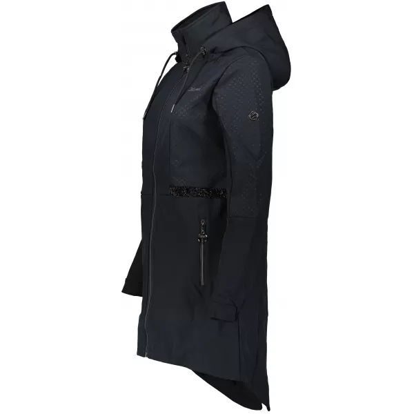  Ženski softshell kaput KIXMI ORLENA CRNO 