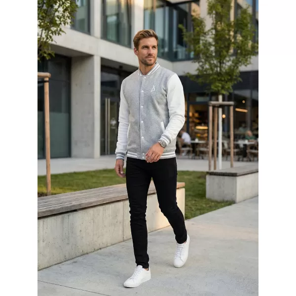  Muški sweatshirt ALTISPORT BYB/ALM002BB004 SVIJETLO SIVI ODSJAJI 