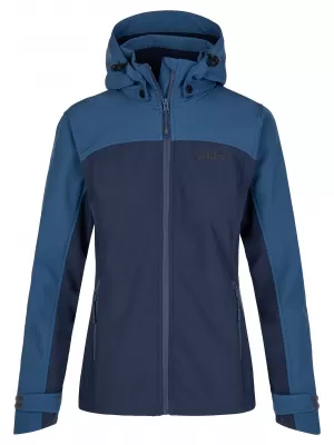 Ženska softshell jakna KILPI RAVIA-W SL0124KI TAMNOPLAVA