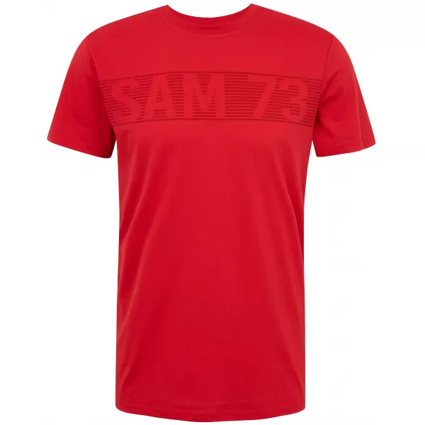  Muška majica kratkih rukava SAM 73 BARRY MT 811 CRVENA 