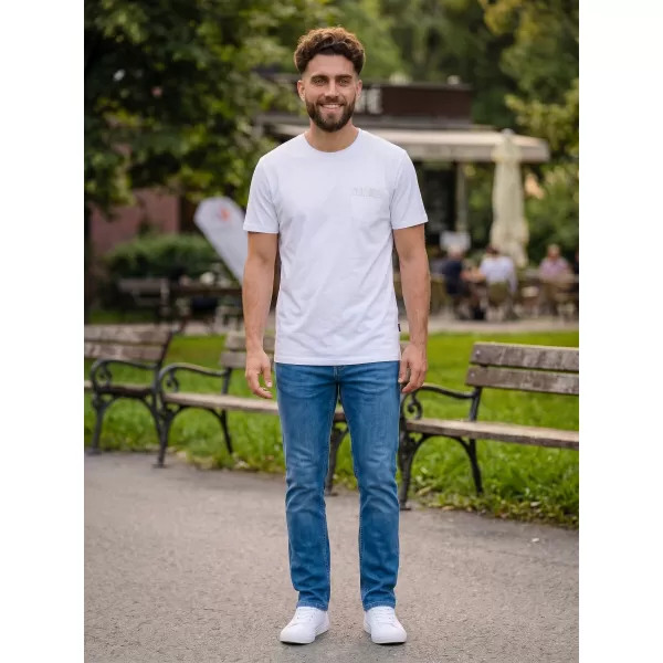 Muška majica kratkih rukava SAM 73 QUARIP MT 812 BIJELA 