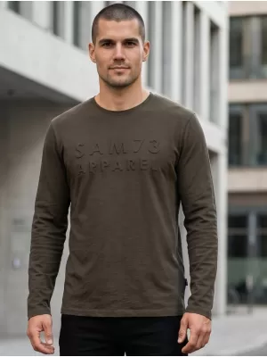 Muška majica kratkih rukava SAM 73 MINDART MT 810 KAKI