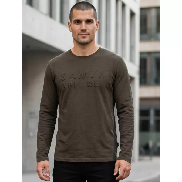  Muška majica kratkih rukava SAM 73 MINDART MT 810 KAKI 