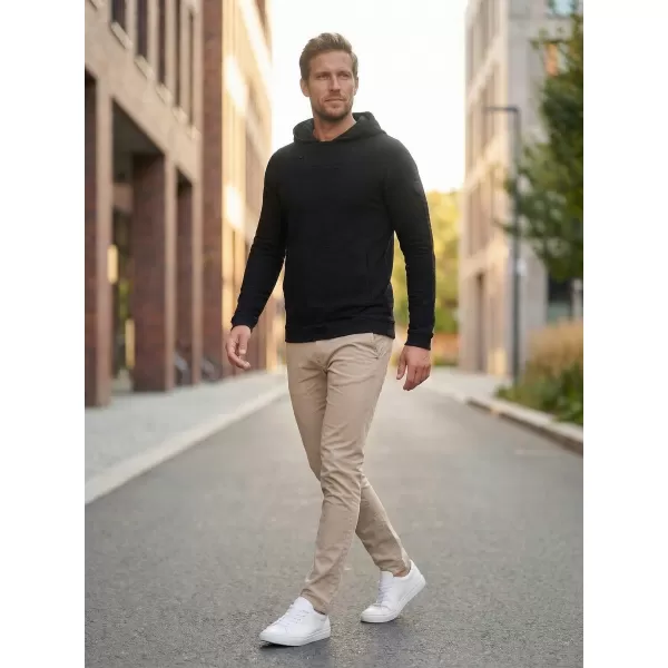  Muški sweatshirt KIXMI ORICK CRNO 