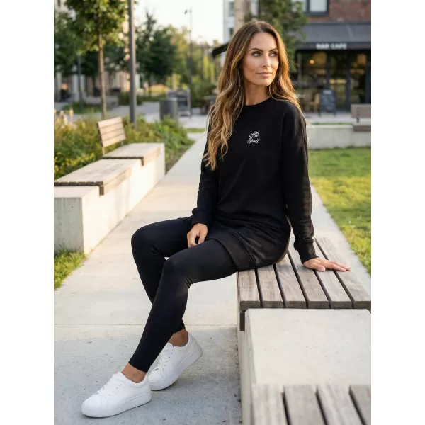  Ženski sweatshirt ALTISPORT CYGNA LSWX343 CRNO 