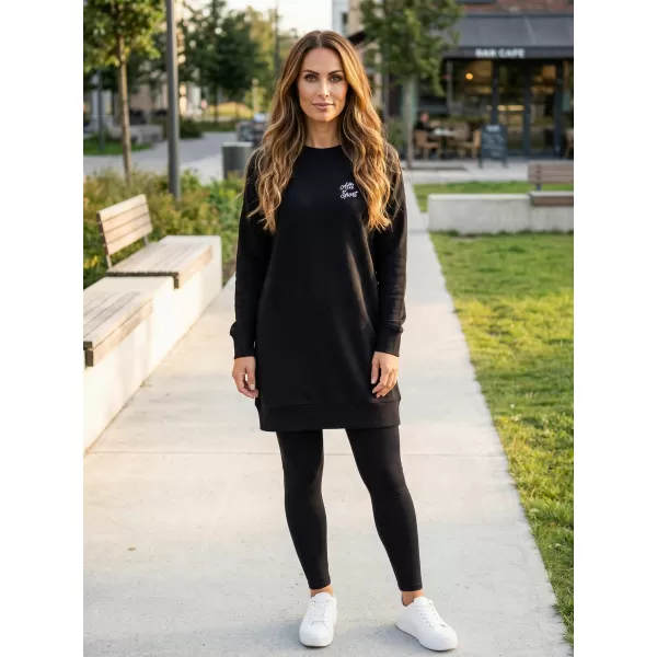  Ženski sweatshirt ALTISPORT CYGNA LSWX343 CRNO 