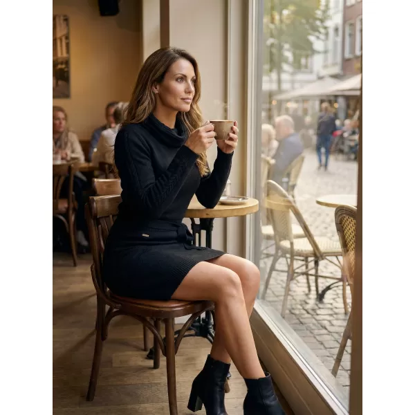  Haljina KIXMI OLIVIA CRNO 