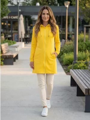 Ženski sweatshirt ALTISPORT CORVA LSWX344 ŽUTA BOJA