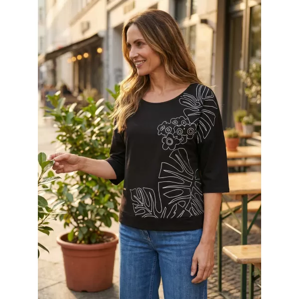  Ženski sweatshirt KIXMI ORCHID CRNO 