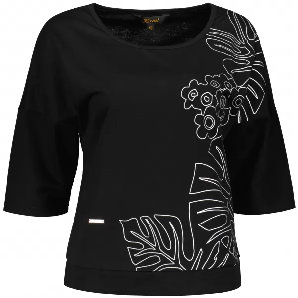  Ženski sweatshirt KIXMI ORCHID CRNO 