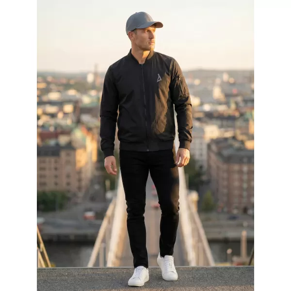  Muška bomber jakna ALTISPORT BYB/ALM002BY045 CRNO I SREBRNO 