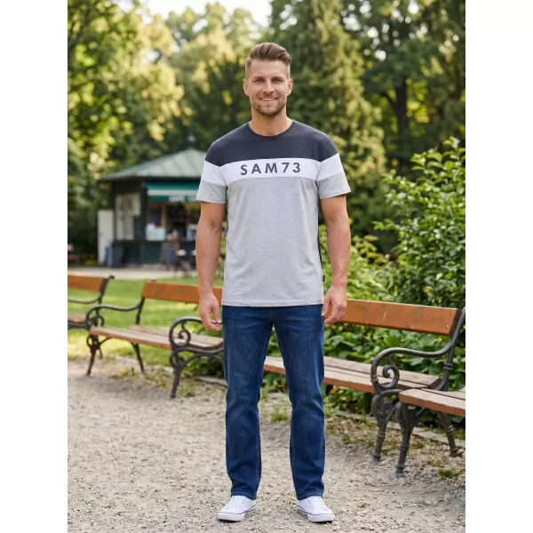 Muška majica kratkih rukava SAM 73 KAVIX MT 815 SVIJETLOSIVA 