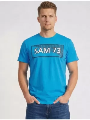 Muška majica kratkih rukava SAM 73 FENRI MT 814 SVIJETLOPLAVA