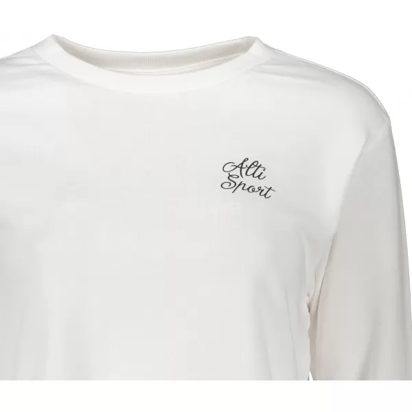  Ženski skraćeni top sweatshirt ALTISPORT BYB/ALW056BY131 BIJELA 