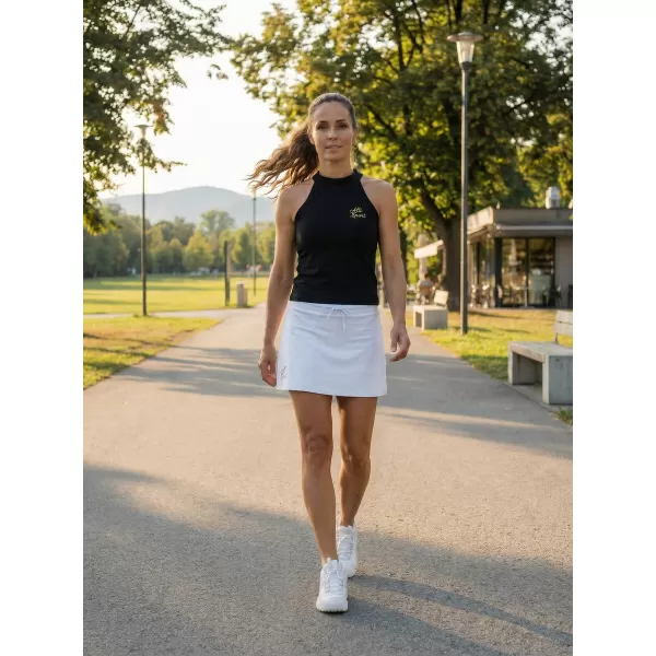  Ženska majica bez rukava ALTISPORT BYB/ALW056BY134 CRNO I ZLATNO 