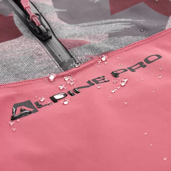  Jakna ALPINE PRO GIBBO KJCY250 BURGUNDIJSKI 