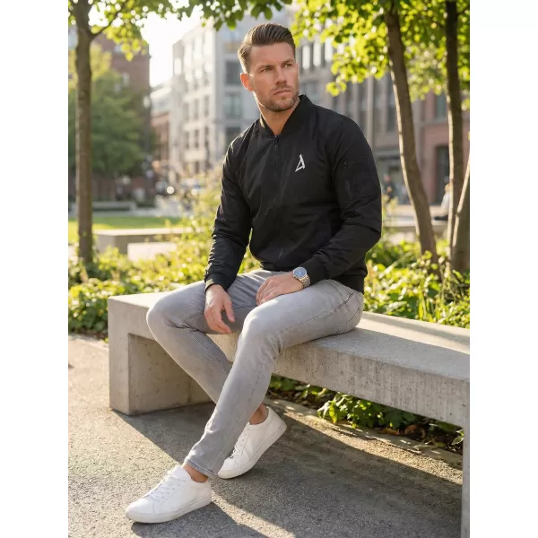  Muška bomber jakna ALTISPORT BYB/ALM002BY045 CRNO I BIJELO 