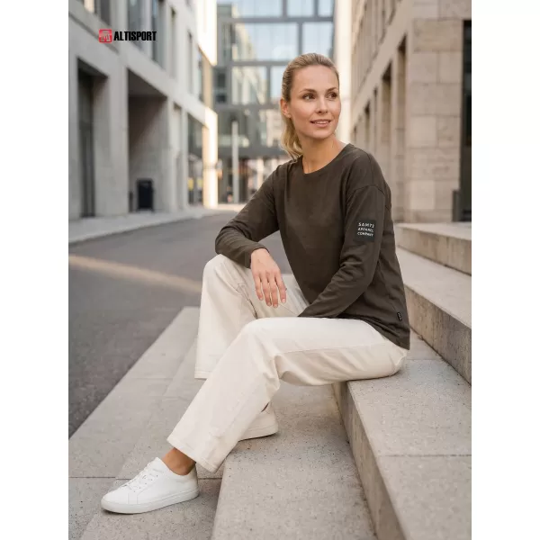  Ženska majica kratkih rukava SAM 73 ARIASA WT 872 KAKI 