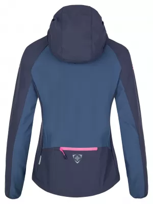 Ženska softshell jakna KILPI BALANS-W SL0121KI TAMNOPLAVA