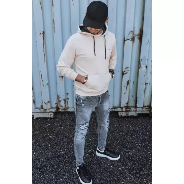  Muška dukserica DSTREET BX5390 BEŽ 