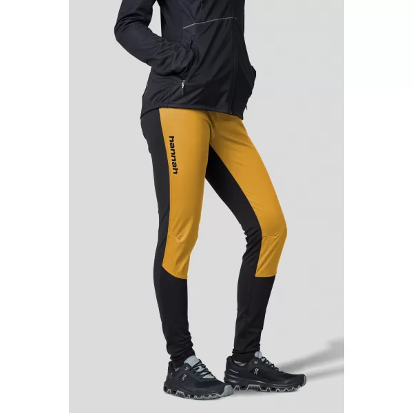  Ženske hlače HANNAH ALISON PANTS ZLATNOŽUTA/ANTRACIT 