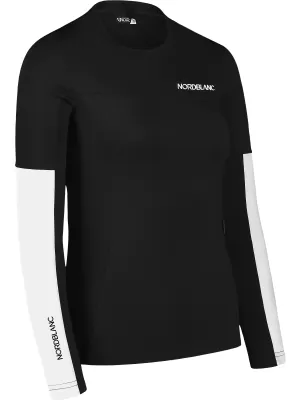Ženska funkcionalna majica NORDBLANC VIVACIOUS NBSFL7648 KRISTALNO CRNA