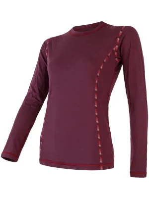 Ženska termo majica dugih rukava SENSOR MERINO AIR 18200006 PORT RED