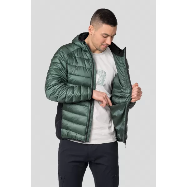  Muška jakna HANNAH REVEL HOODY TAMNA ŠUMA/ANTRACIT 
